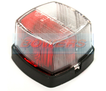 Hella 2XS005639001 Red & Clear Marker Lamp